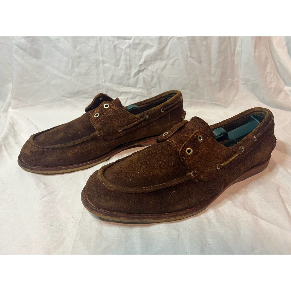 Vintage Timberland Boot Company Suede Leather Boat Shoes